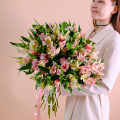 Букет альстромерий "Палитра" #940