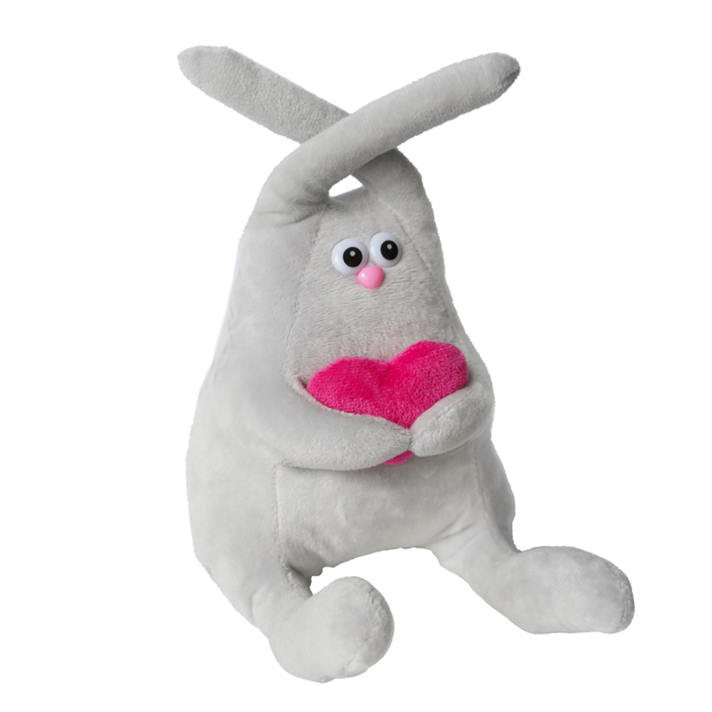 Мягкая игрушка "Ушастик с сердцем"