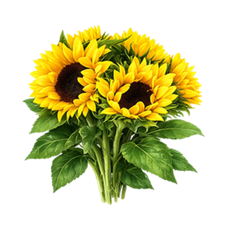 Букеты с подсолнухами