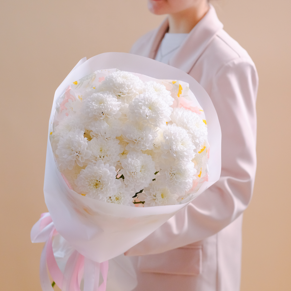 Букет из кустовых хризантем Алтай