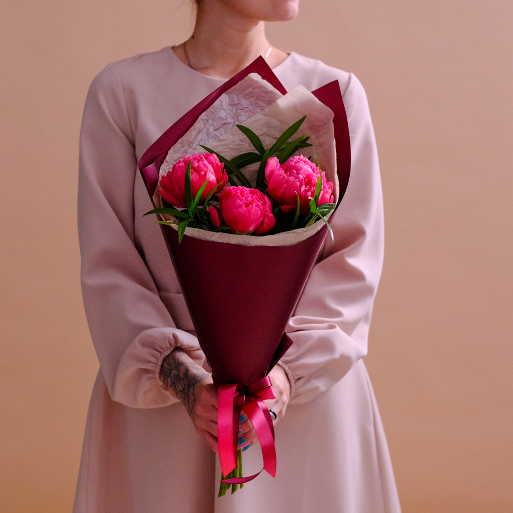 Букет пионов #23