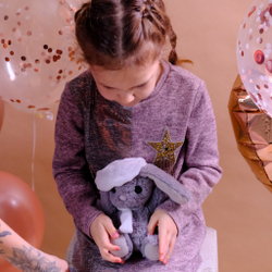 Мягкая игрушка "Зайка в берете " 22 см