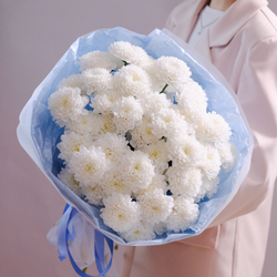 Букет из кустовых хризантем Алтай