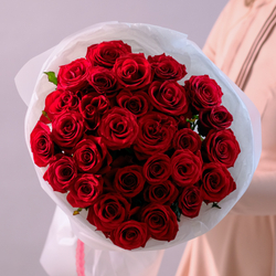 Букет красных роз #219
