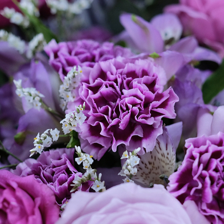 Букет с пионовидными розами "Космос"