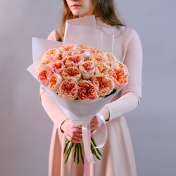 Букет садовых роз Хорошее настроение #234