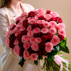 Нежный микс из роз "Софи Лав"