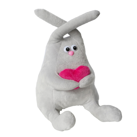Мягкая игрушка "Ушастик с сердцем"