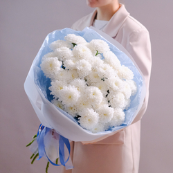 Букет из кустовых хризантем Алтай