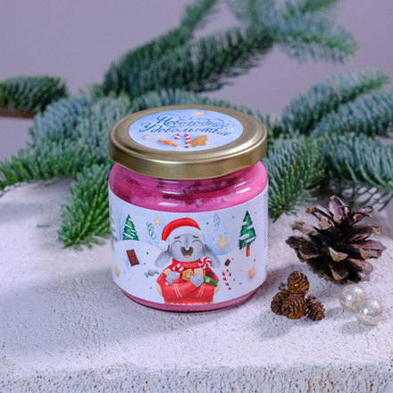 Крем-мед "Новогоднее удовольствие" с малиной