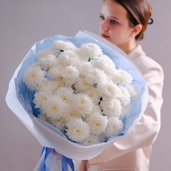 Букет из кустовых хризантем Алтай