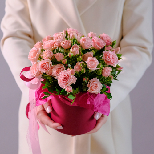 Купить Нежная композиция из кустовых роз #190