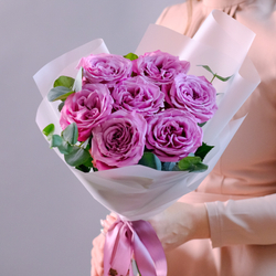 Букет садовых роз Эшли Пинк #233
