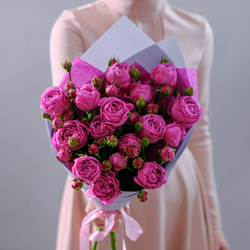 Букет пионовидных роз Misty Bubbles S