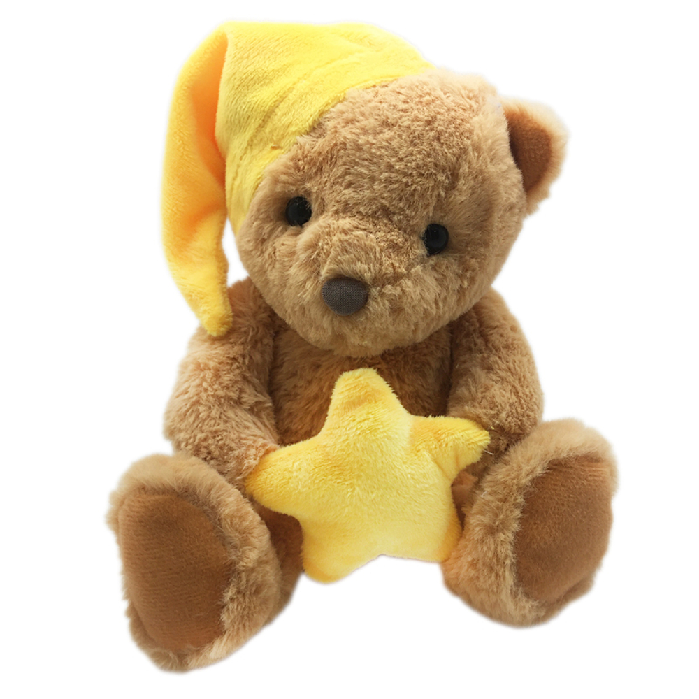 Медведь в колпаке со звездой 30см