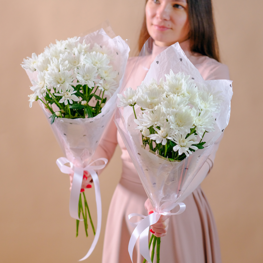 Букет кустовых хризантем