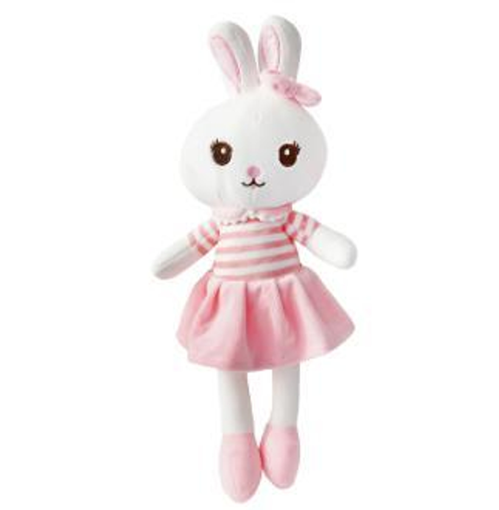 Мягкая игрушка "Зайка с бантиком " 45см