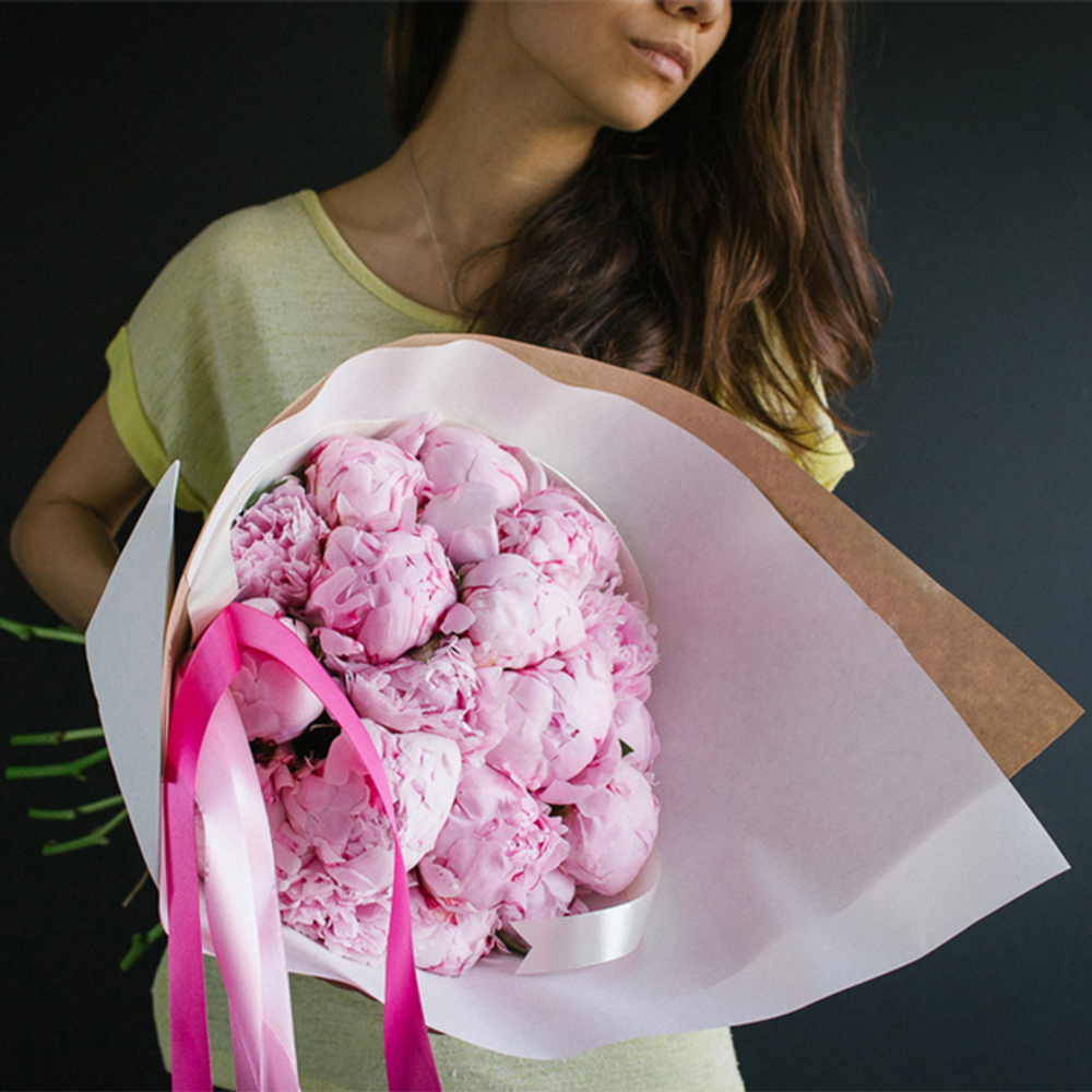 Пионы розовые "Sarah Bernhardt" от 3шт