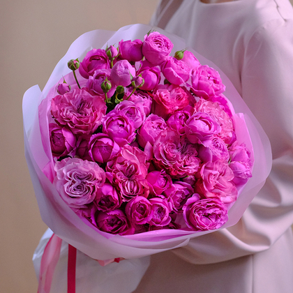 Букет пионовидных роз «Поймай импульс»