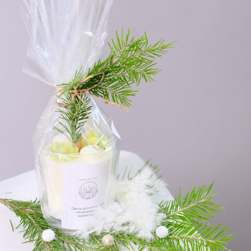 Свеча ароматическая в стакане 250 мл