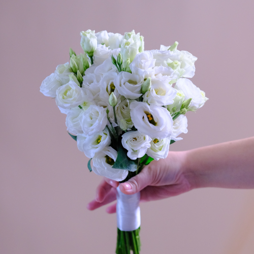 Купить Букет невесты из эустомы