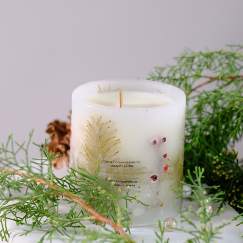 Купить Свеча ботаническая "Новогодняя" 380мл в ассортименте