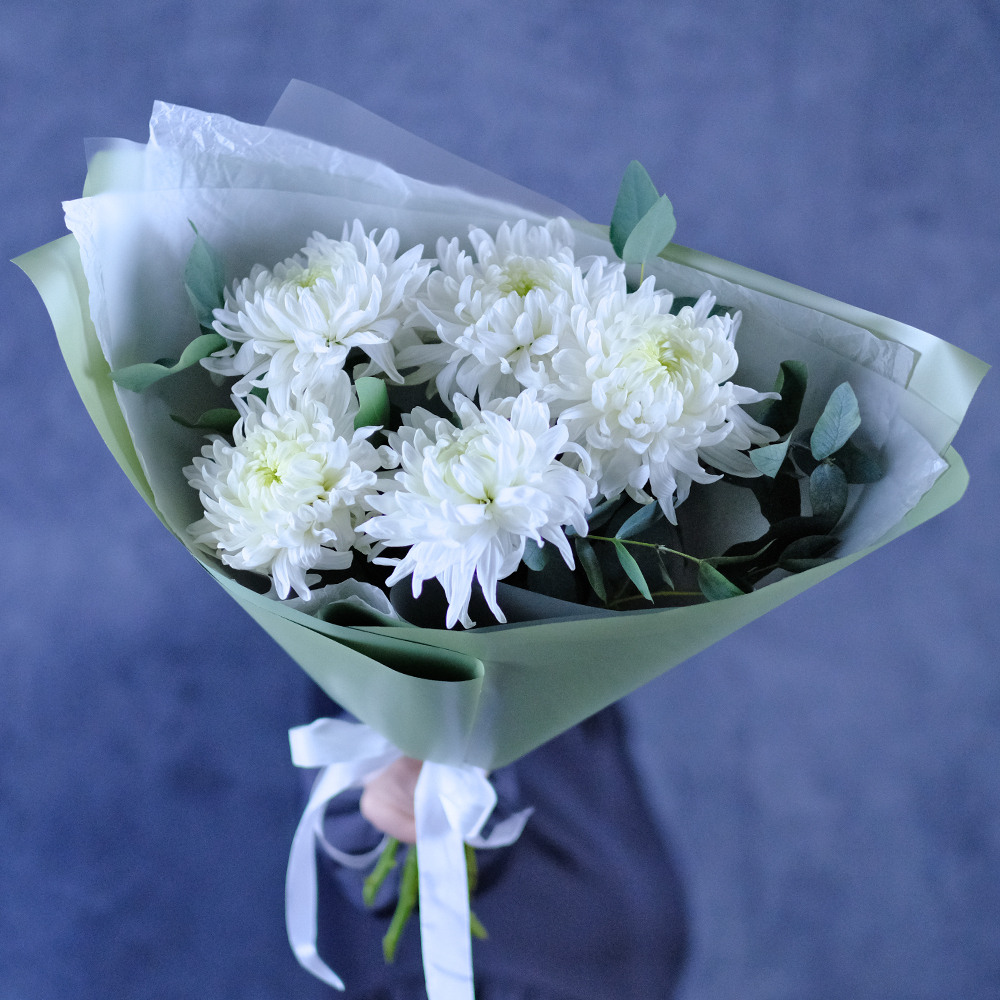 Букет крупноцветковых хризантем Magnum