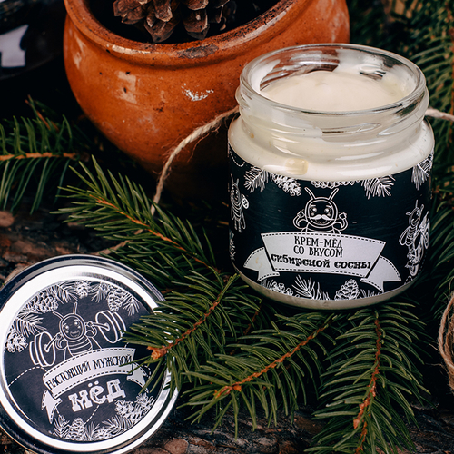 Купить Крем-мед "Настоящий мужской" с кедровой живицей