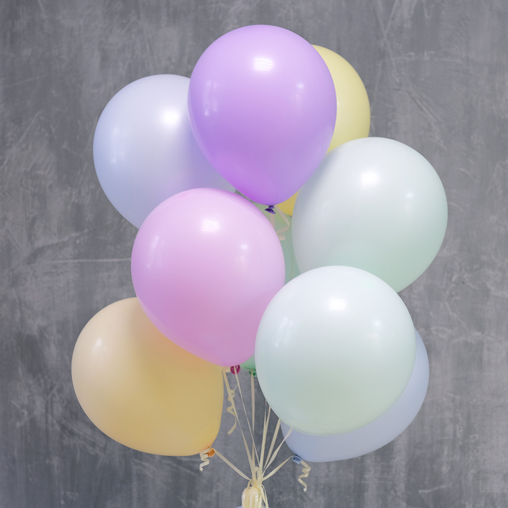Шар с гелием пастельный "Макарунс" в ассортименте
