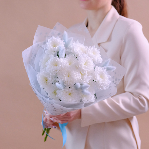 Купить Букет кустовых хризантем #154