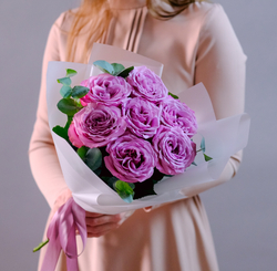 Букет садовых роз Эшли Пинк #233