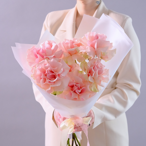 Купить Нежный букет французских роз #211