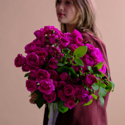 Букет пионовидных роз «‎Рич» #12