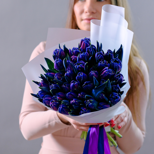 Купить Букет пионовидных тюльпанов Columbus Color