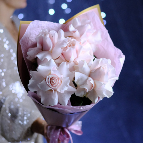 Купить Букет французских роз Pink