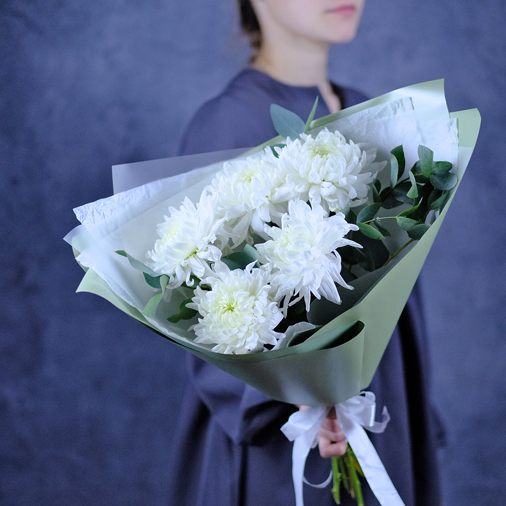 Букет крупноцветковых хризантем Magnum