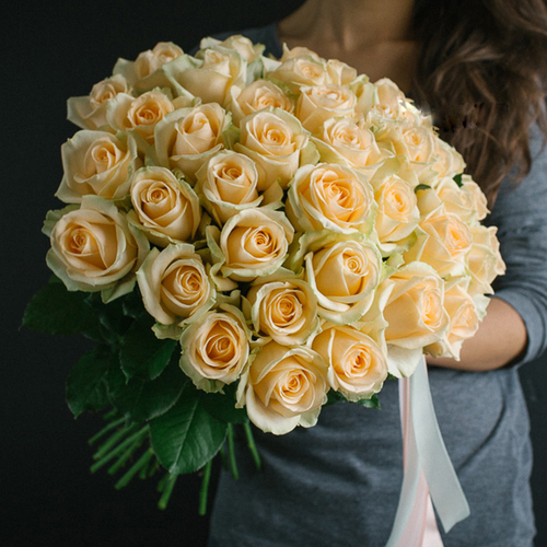 Купить Розы персиковые Peach Avalanche от 9шт