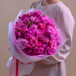 Букет пионовидных роз «Поймай импульс»