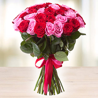 Розы «Малиновый микс» от 9шт