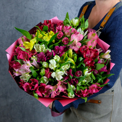 Букет альстромерий "Палитра" #940