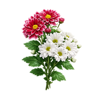 Букеты с хризантемами